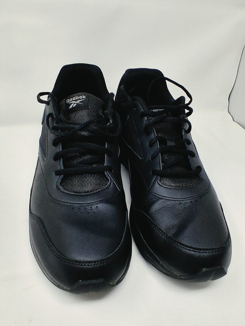 Reebok Men's Black Athletic Lace-Up Sneakers